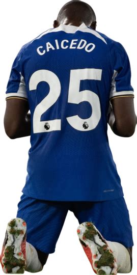 Moisés Caicedo Chelsea football render FootyRenders