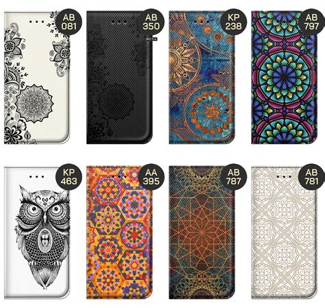 ETUI Z KLAPKĄ DO XIAOMI REDMI NOTE 7 WZORY MANDALA BUDDYZM SZTUKA WZORY