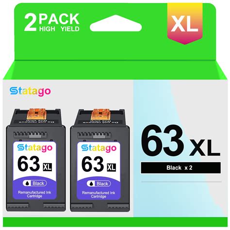 Original Hp 63xl High Yield Black Ink Cartridge