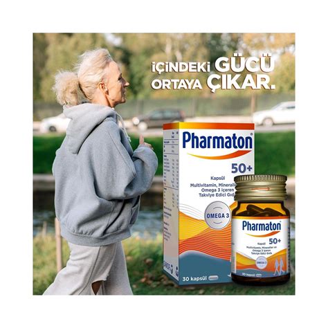 Pharmaton 50 Plus 60 Kapsül Omega 3 Multivitamin Ve Fiyatı