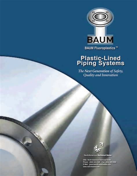 Baum Lined Pipe Fittings Brochure Bay Port Valve Fitting