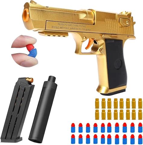 Home Buy Toy Gun With Soft Bullets Toy Pistol With Jump Ejecting Mag