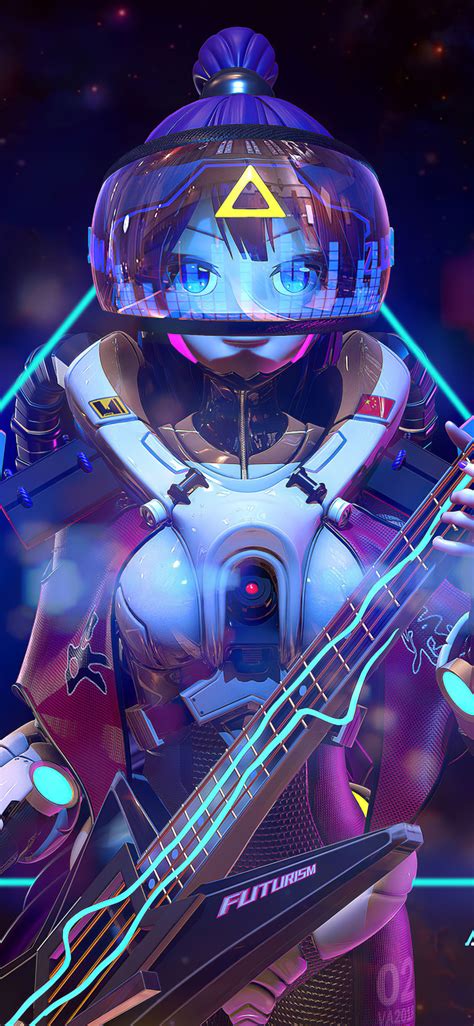 1125x2436 Anime Cyberpunk Girl 4k Iphone Xs Iphone 10 Iphone X Hd 4k