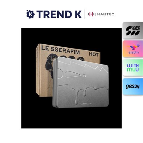 LE SSERAFIM 5th Mini Album HOT TIN CASE Ver Shopee Malaysia