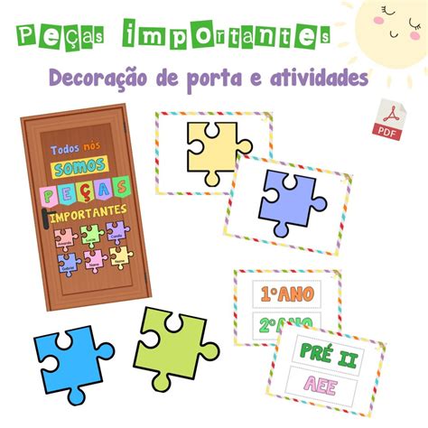 Kit Sala De Aula Decora O De Sala E Atividades Pdf Elo