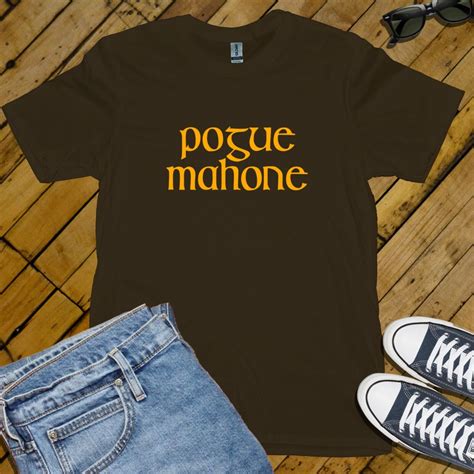 Pogue Mahone T Shirt Gildan Branded Irish Funny Rude Mcgowan Pogues