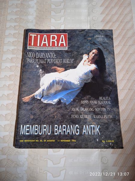 Jual Majalah Tiara No 86 Agustus September 1993 Di Lapak GALERI BOOKS