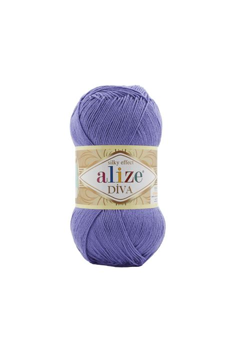 Alize Diva Merserize Ip Yazlık Bikini Bustiyer Bluz Örgü Ipi Menekşe Crop Örgü Elbise Pareo