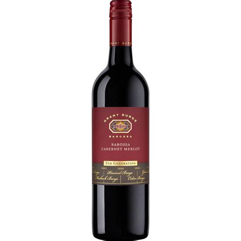 Grant Burge 5th Generation Barossa Cabernet Merlot 750ml Woolworths