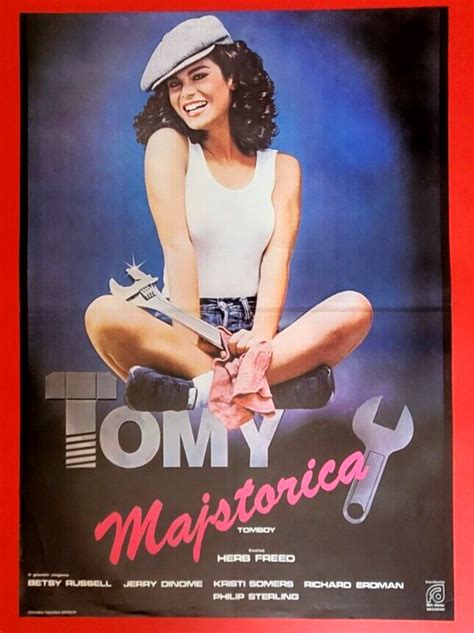 Tomboy 1985 Betsy Russell Gerard Christopher Kristi Somers Exyu Movie Poster Ebay