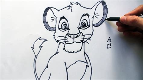 Como Desenhar o Simba Rei Leão Lion King How to Draw Simba SLAY