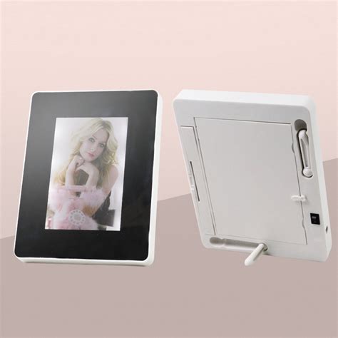 Inara Bingkai Foto Cermin Photo Frame Magic Mirror Square With Light