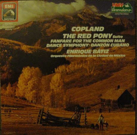 Aaron Copland Enrique Batiz Orquesta Filarm Nica De La Ciudad De