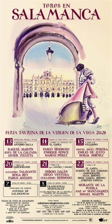 Los Carteles De La Feria Taurina De Salamanca 2024 Al Completo