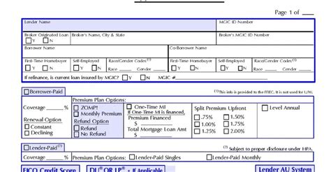 Mgic Form Fill Out Printable Pdf Forms Online