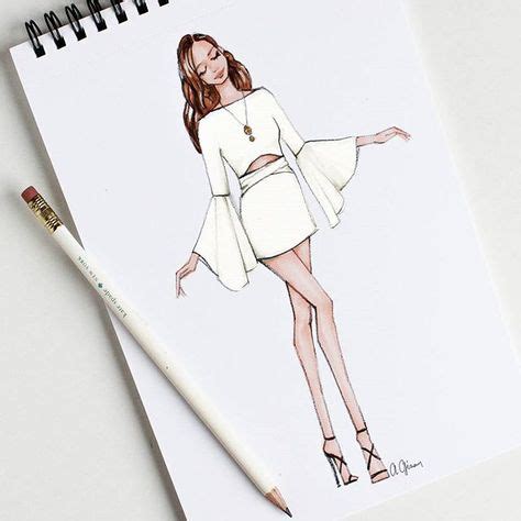 Idee Su Figurini Moda Nel Schizzi Di Moda Disegni Di Moda