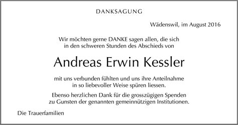 Andreas Erwin Kessler Hommages