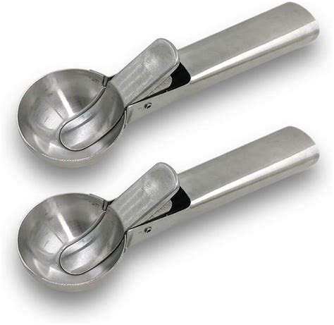 Solid Stainless Steel Ice Cream Scoop Sourceton 2 Packs Of