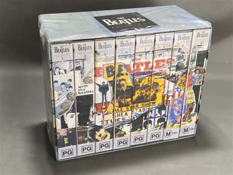 Vintage The Beatles Anthology Vhs Tapes Box Set Tapes