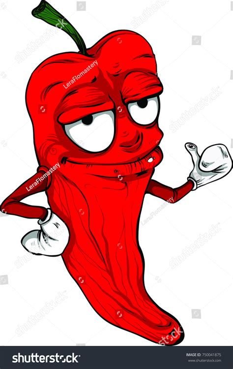 Red Hot Chili Pepper Character Vector Vector De Stock Libre De Regal As Shutterstock