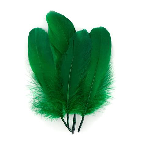 Bulk Emerald Green Goose Pallet Feathers Buy 6 To 8 Inches Goose Feathers Zucker Feather