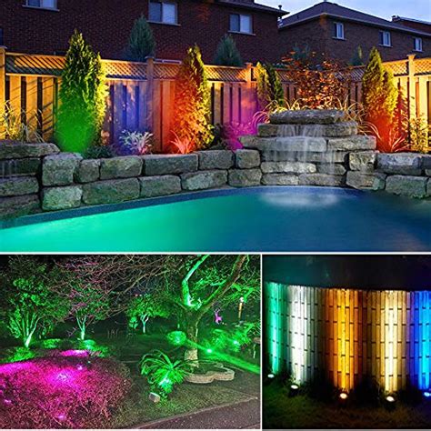 Volisun W Low Voltage Rgb Landscape Lights With Transformer In Ground