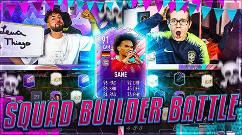 Fifa 21 Sane Fut Birthday Squad Builder Battle 🔥🔥 Realfifa Vs Wakez