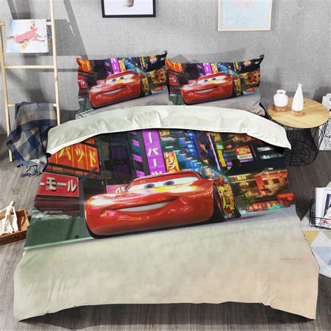 Order Lightning Mcqueen In Cars 2 Duvet Cover Bedding Set from ...