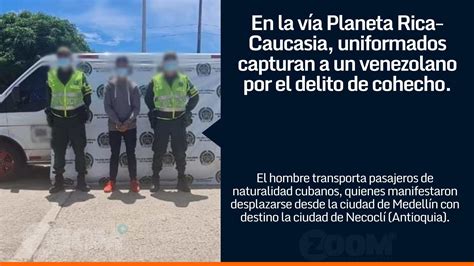 En la vía Planeta Rica Caucasia uniformados capturan una persona por