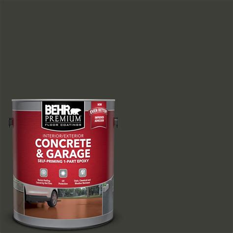 Behr Premium Gal Pfc Tar Black Self Priming Part Epoxy Satin