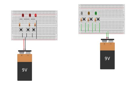 Circuit Design Parallel Series Tinkercad