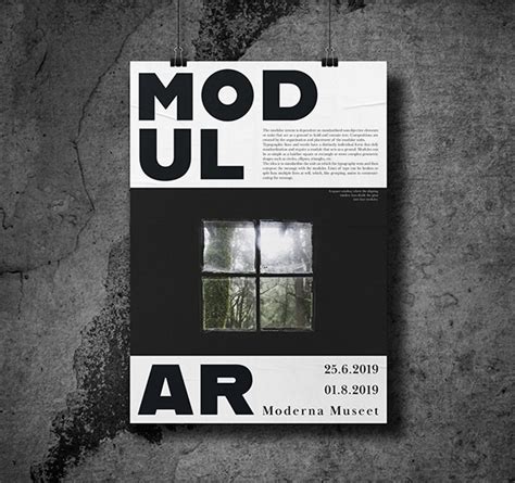 Modular Grid Poster :: Behance