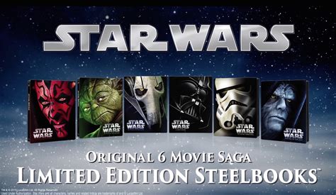 Review: Star Wars Saga Blu-ray Steelbooks | The Star Wars Underworld