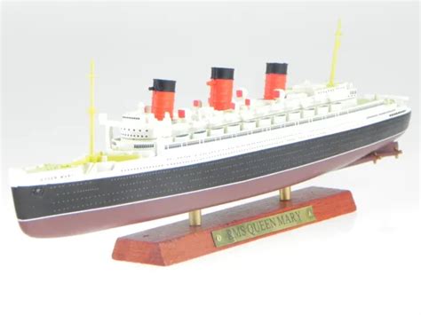 RMS ROYAL MAIL Ship Queen Mary Ocean Liner Metall Modell Atlas 1 1 250