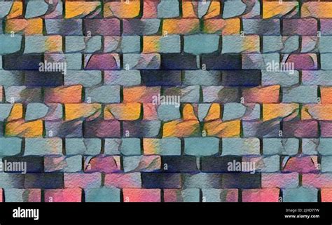 ABSTRACT BRICK WALL Stock Photo - Alamy