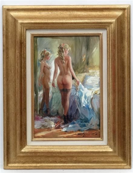 Konstantin Razumov In The Bedroom Nude In An Interior Mutualart