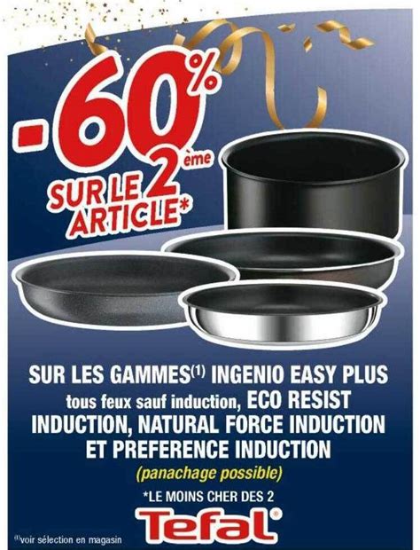 Promo Les Gammes Ingenio Easy Plus Eco Resist Induction Natural Force