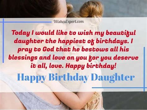 30 Cute And Sweet Birthday Wishes For Daughter from Mom