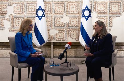 First Lady Michal Isaac Herzog talks amid Israel-Hamas war - interview ...