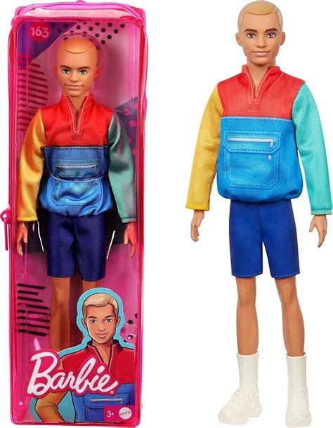 Barbie Bambola Ken Fashionista Biondo Con Abiti Alla Moda Giocattolo