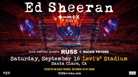 Ed Sheeran | + - = ÷ x Tour - Levi's® Stadium