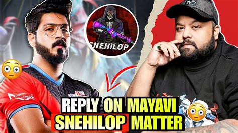 Goldy Bhai Reply On Mayavi And Snehilop Matter😳 Youtube