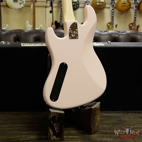 Fender USA Flea Signature Active Jazz Bass Shell Pink Wild West Guitars