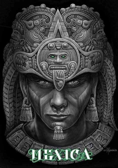 Dibujos De Guerreros Aztecas Guerrero Azteca Arte Azteca Arte