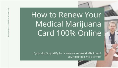 How to Renew Your MMJ Card Online - Affordable Сertification