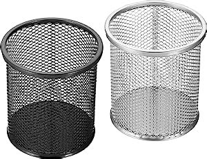 Patikil Mesh Pen Holder Pack Pencil Holder Pencil Basket Pen Cup