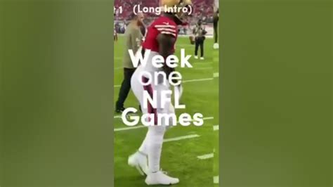 Week 1 Nfl Games Youtube