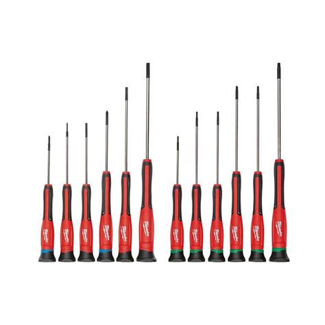 Milwaukee Precision Screwdriver Set With Torx Precision Screwdriver Set