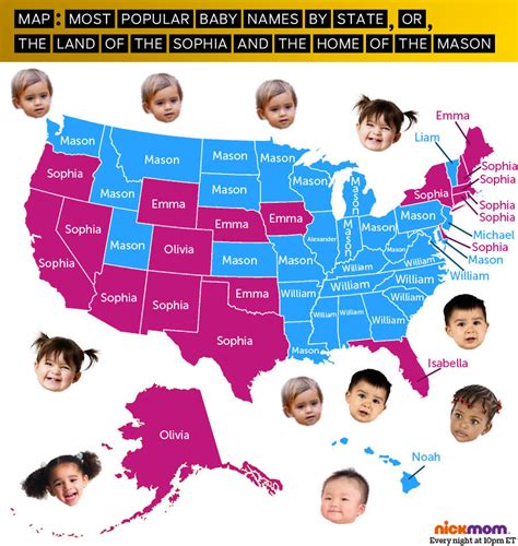 Map: Most Popular Baby Names By State | HuffPost