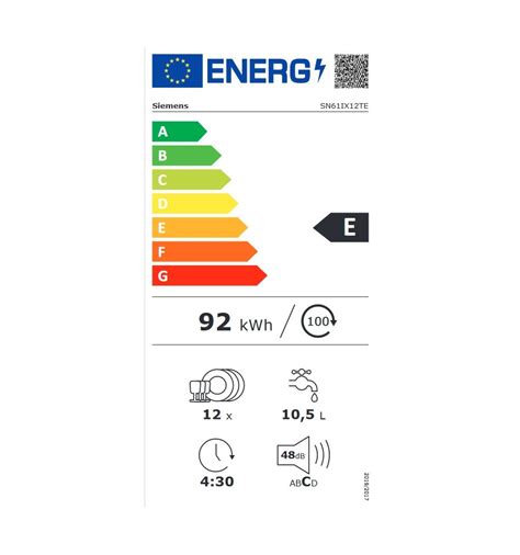 Lavavajillas Siemens Sn61Ix12Te Integración Electrochollo